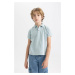 DEFACTO Boy's Short Sleeve Polo T-Shirt