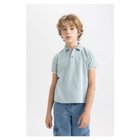 DEFACTO Boy's Short Sleeve Polo T-Shirt