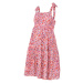 Vero Moda Maternity Letné šaty 'METTE'  krémová / svetlomodrá / pitaya / svetloružová