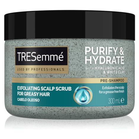 TRESemmé Purify & Hydrate čistiaci peeling na vlasy a vlasovú pokožku