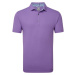 Footjoy Solid Primarose Trim Thistle Polo košeľa