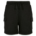 Boys' Organic Cargo Sweat Shorts - Black