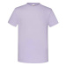 Lavender Men's Combed Cotton T-shirt Iconic Sleeve Fruit of the Loom