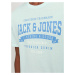 JACK & JONES Tričko  modrá / pastelovo modrá / biela