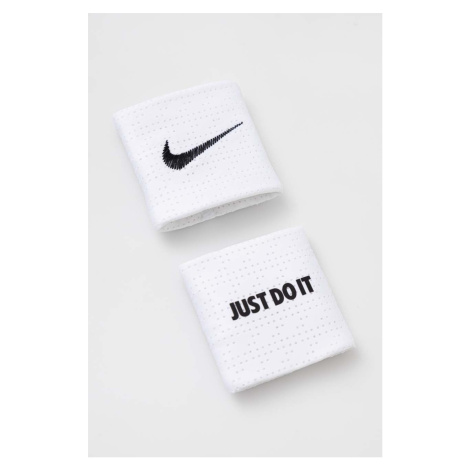 Potítka Nike 2-pak biela farba
