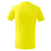 Malfini Basic Detské tričko 138 citrónová