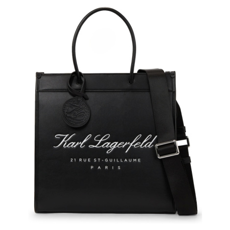Karl Lagerfeld Kabelka 'Hotel'  čierna / biela