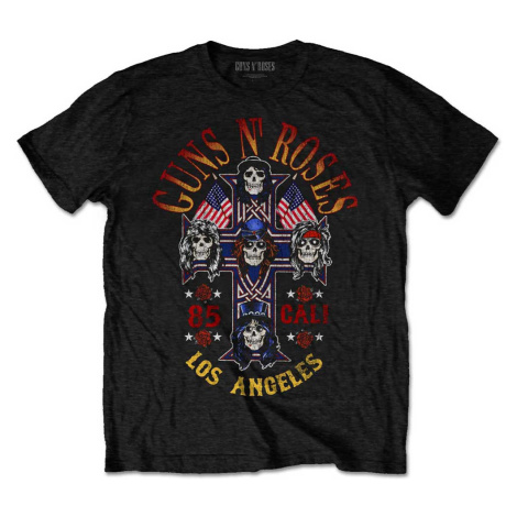 Guns N’ Roses tričko Cali' '85 Čierna