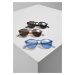 Cypress 3-Pack Sunglasses Black+Brown+Blue