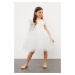 Trendyol Ecru Girls Birthday/Party/Wedding Tutu Dress