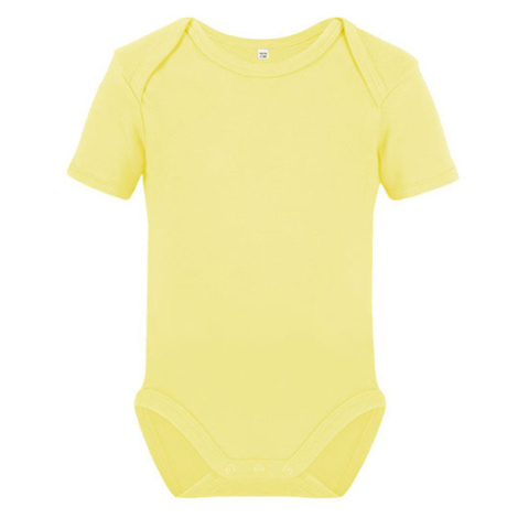 Link Kids Wear Bailey 01 Dojčenské body X11120 Pastel Yellow