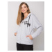 Grey melange hoodie