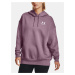 Under Armour Sweatshirt Essential Flc OS Hoodie-PPL - Women