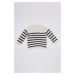 DEFACTO Baby Boy Crew Neck Striped Sweater