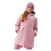 Dievčenská bunda 4F JUNIOR JACKET-JAW23TJACF106-56S-LIGHT PINK