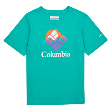 Columbia  Valley Creek Short Sleeve Graphic Shirt  Tričká s krátkym rukávom Modrá