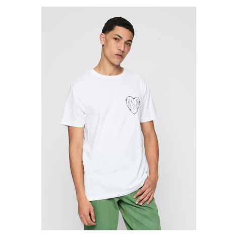 White Burning Hearts T-shirt mister tee