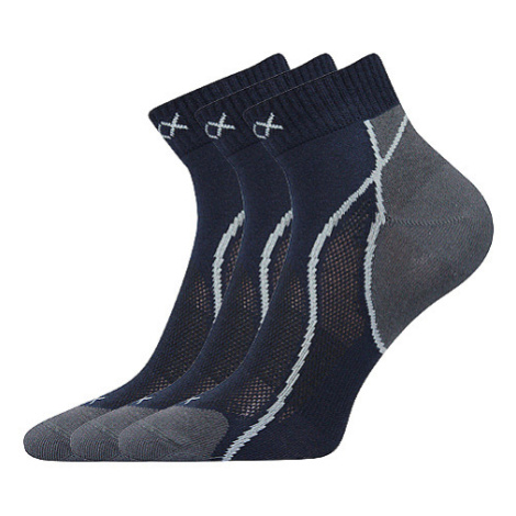VOXX ponožky Grand tmavomodré 3 páry 110997