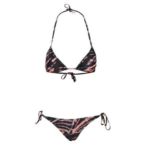 Women's tie-dye bikini vintageblue/papaya