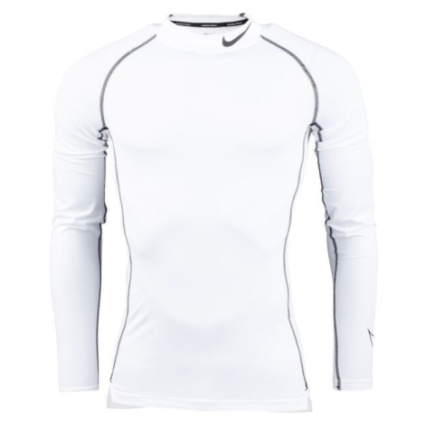 Nike NP DF TIGHT LS MOCK Pánske tréningové tričko, biela, veľkosť