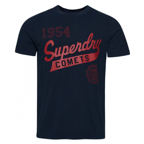Superdry  Vintage home run  Tričká a polokošele Modrá