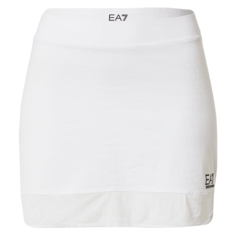 EA7 Emporio Armani Športová sukňa 'GONNA'  čierna / biela
