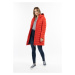 DreiMaster Maritim Zimný kabát  červená / biela