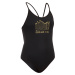 Dievčenské plavky 100 Hiloe jednodielne čierne