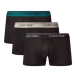 Pánske boxerky CALVIN KLEIN 3 PACK-LOW RISE TRUNK-B- BLACK, ASH, MEDITERRANEA WBS