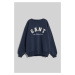 MIKINA GANT GRAPHIC C-NECK SWEAT EVENING BLUE