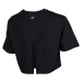 Calvin Klein CROPPED SHORT SLEEVE T-SHIRT Dámske tričko, čierna, veľkosť