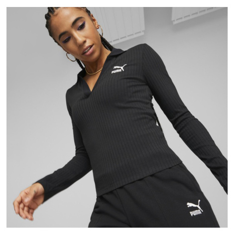 CLASSICS Ribbed V-Collar Shirt Puma