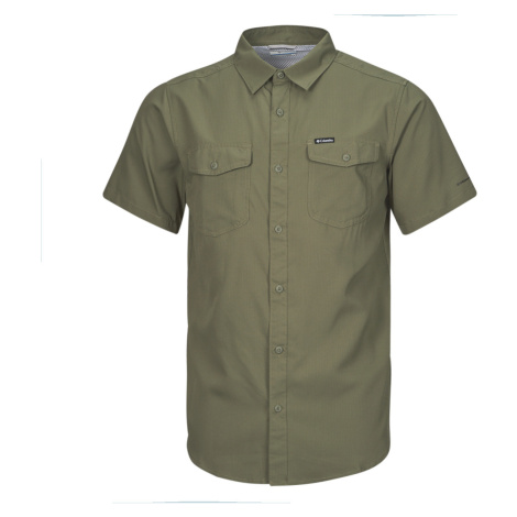 Columbia  Utilizer II Solid Short Sleeve Shirt  Košele s krátkym rukávom Zelená