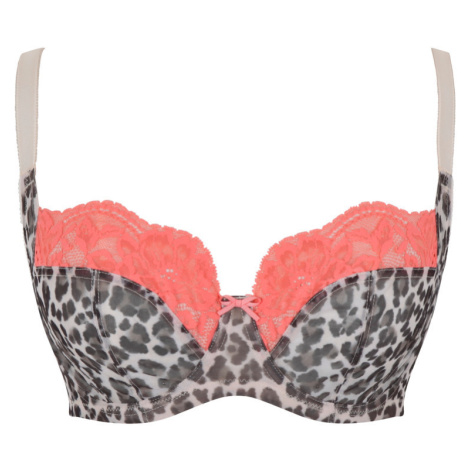 Panache Nina Balcony leopard/coral 10941