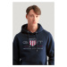 MIKINA GANT REG ARCHIVE SHIELD HOODIE EVENING BLUE