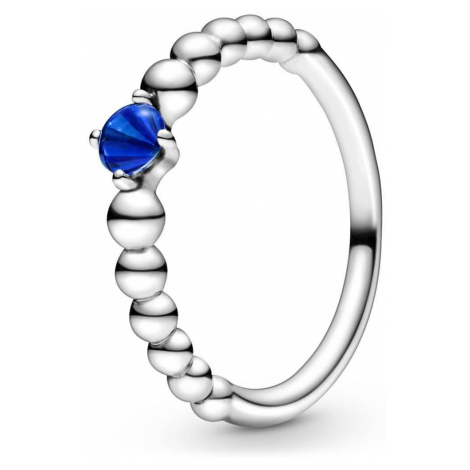 Pandora Strieborný prsteň pre ženy narodené v septembri 198867C12 50 mm