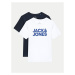 Jack&Jones Junior 2-dielna súprava tričiek Corp Logo 12199947 Farebná Regular Fit