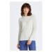 SVETER GANT STRETCH COTTON CABLE C-NECK EGGSHELL