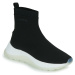 Calvin Klein Jeans  2 PIECE SOLE SOCK BOOT - KNIT  Členkové tenisky Čierna