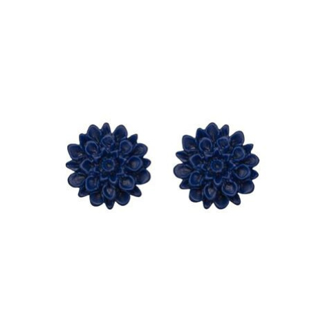 HORSEFEATHERS Flowerski náušnice - blueberry PURPLE