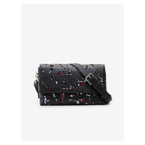 Black Women's Patterned Handbag Desigual Onyx Venecia 2.0 - Women