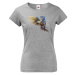 Dámské tričko s úžasnou potlačou papagája - skvelý darček na narodeniny