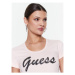 Guess Tričko Adriana W3RI50 J1314 Ružová Slim Fit