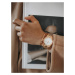 Daniel Wellington Analógové hodinky 'Iconic Link RG White'  zlatá