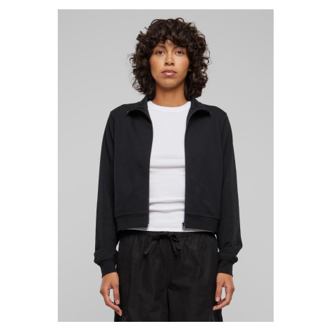 Women's Terry Track Sweatshirt - Black