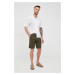 Ľanová košeľa Calvin Klein pánska,biela farba,regular,,K10K109521