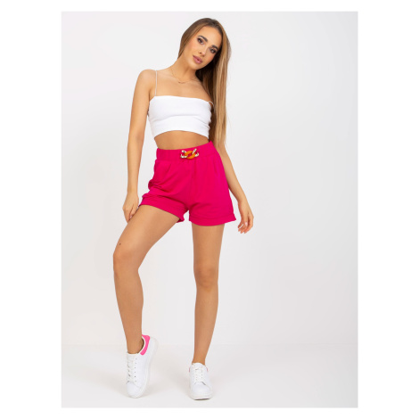 Shorts-RV-SN-8017.10-fuchsia Rue Paris