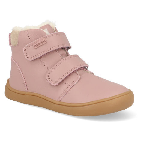 Barefoot detské zimné topánky Protetika - Deny ružové