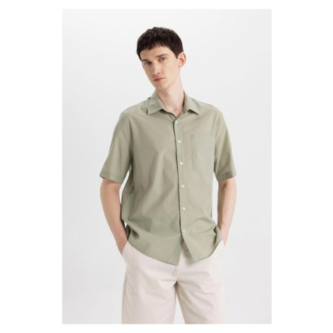 DEFACTO Relax Fit Polo Collar Cotton Short Sleeve Shirt