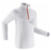 INOVIK Hrejivé detské tričko s dlhým rukávom XC S TS 100 biele BIELA